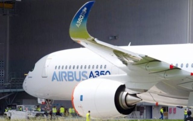 Cel mai nou avion de la Airbus, expus la Singapore Airshow